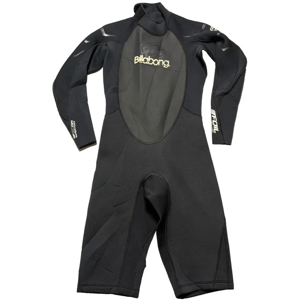 Billabong FOIL 2X2 Superflex SF 50‎ DM Men Medium Black Wetsuit
